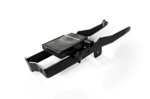 Ford F-150 Adaptive Cruise Control Relocation Bracket - Front - Addictive Desert Designs - Hammer Black, Bolt-On, Adjustable Mounting Height - Hammer Black - `21-`27 Ford F-150 Adaptive Cruise Control Relocation Bracket - Front - Addictive Desert Designs - Hammer Black, Bolt-On, Adjustable Mounting Height - Hammer Black - `21-`27
